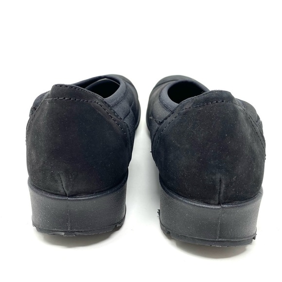Flexus by Spring Step Sofran Black Nubuck Waterproof slip on casual shoes - Picture 6 of 8